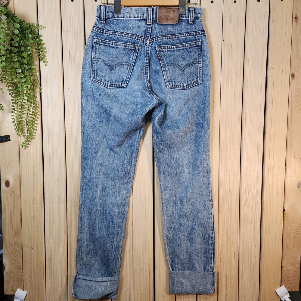 Levi's Orange Tab Jeans Light Blue Straight Leg Jeans - Picture 3 of 16